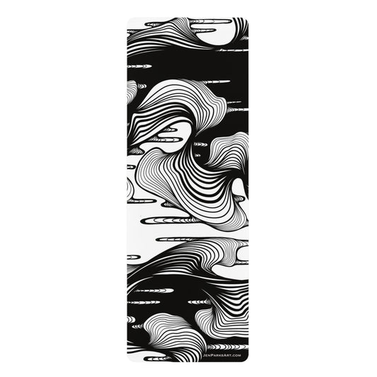 Art Yoga Mat Checkers