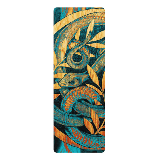 Art Yoga Mat Edens Garden Jungle