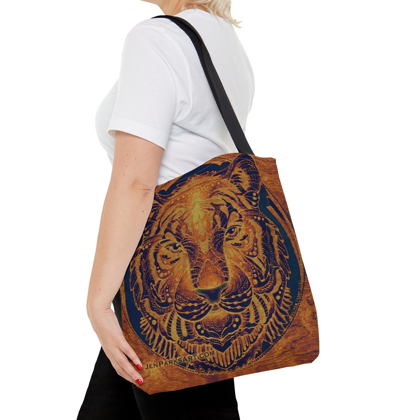 Art Tote Bag Eye of the Tiger Alt