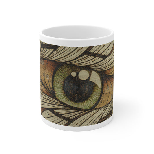 Eye of the beheld raw Mug