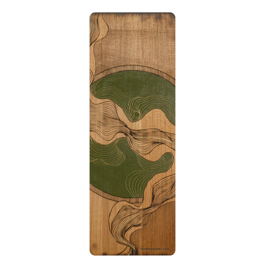Art Yoga Mat Go with the Flow