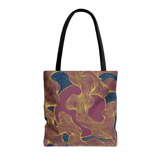 Art Tote Bag Fun Flow pink