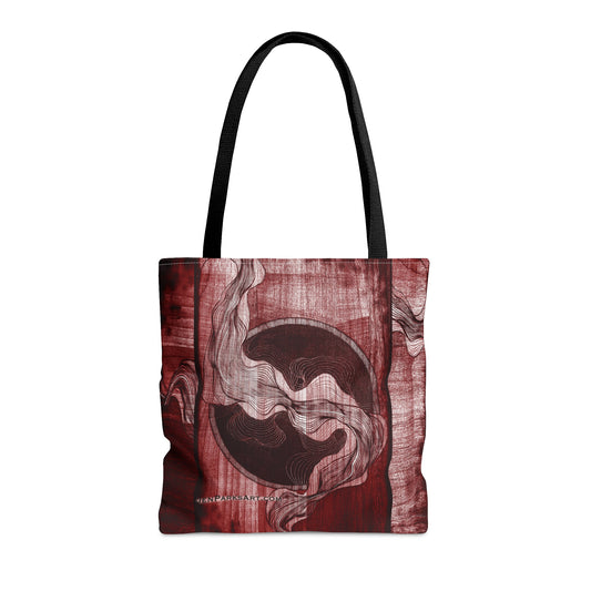 Art Tote Bag First Flow Red