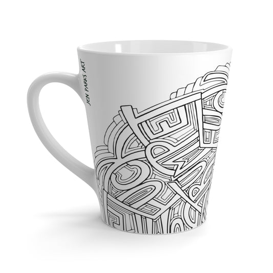 Mayhem Mandala Mug: Fuck Trumpet