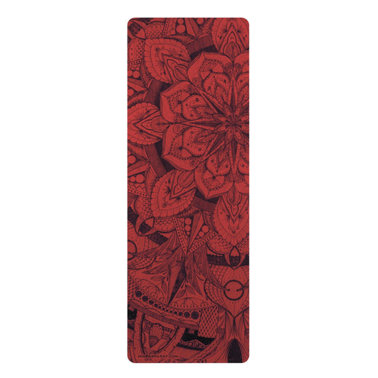 Art Yoga Mat Touch me Mandala Red