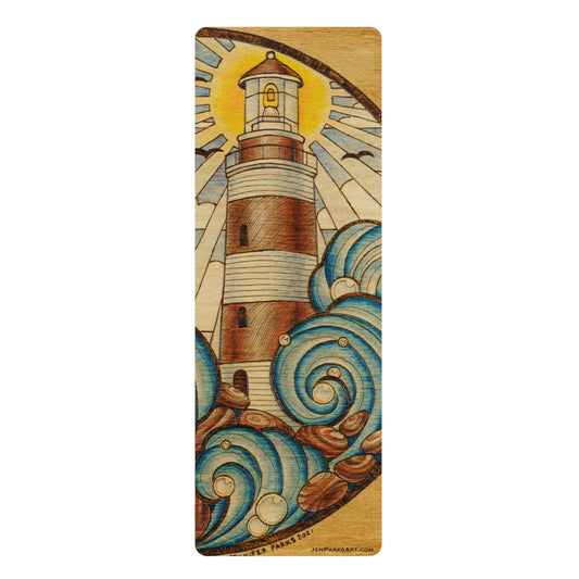 Art Yoga Mat Candle on the Water