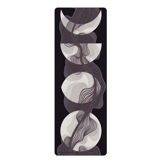 Art Yoga Mat Moon Phases