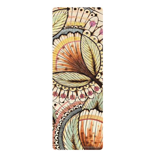 Art Yoga Mat Wall Flower