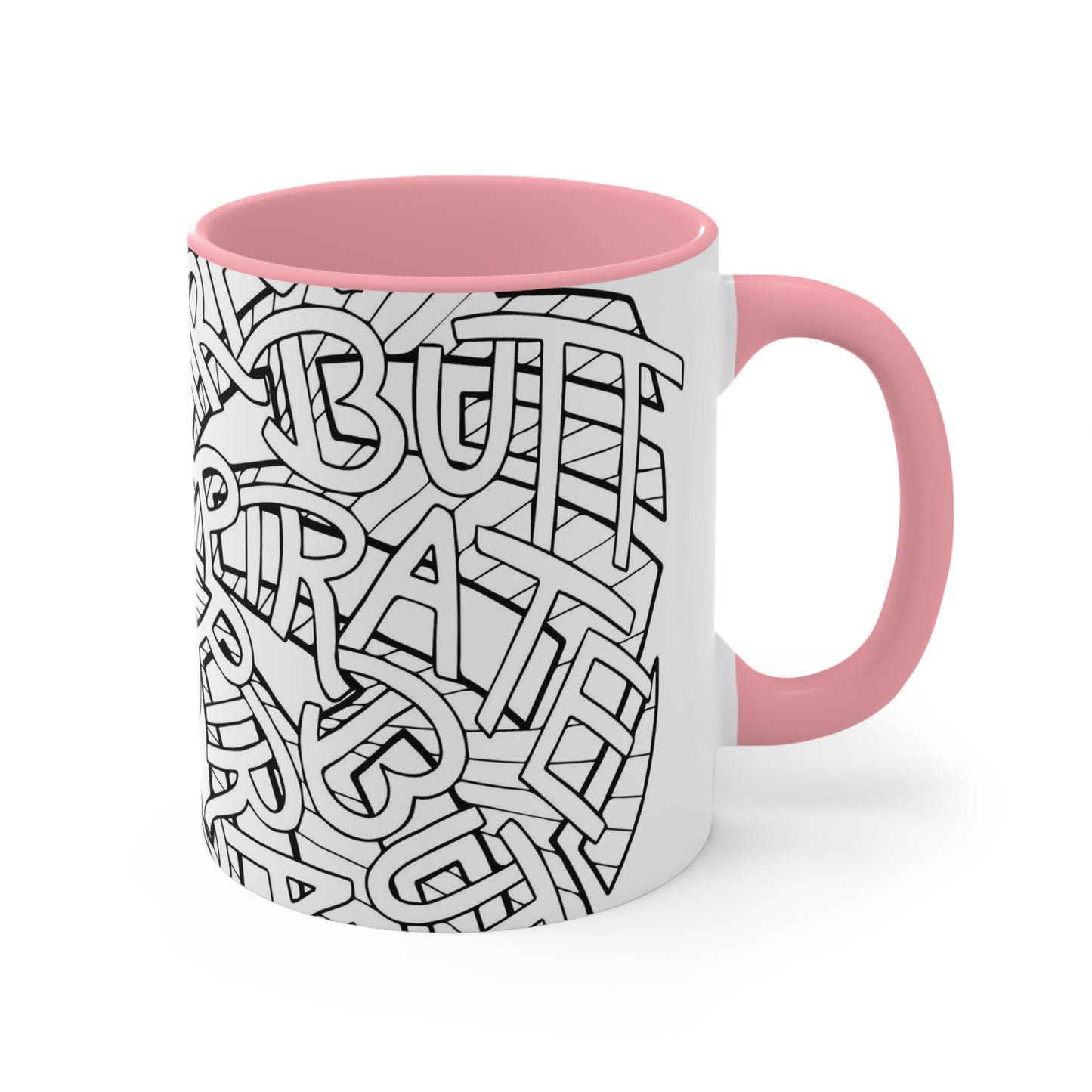 Mandala Mayhem Mug Butt Pirate