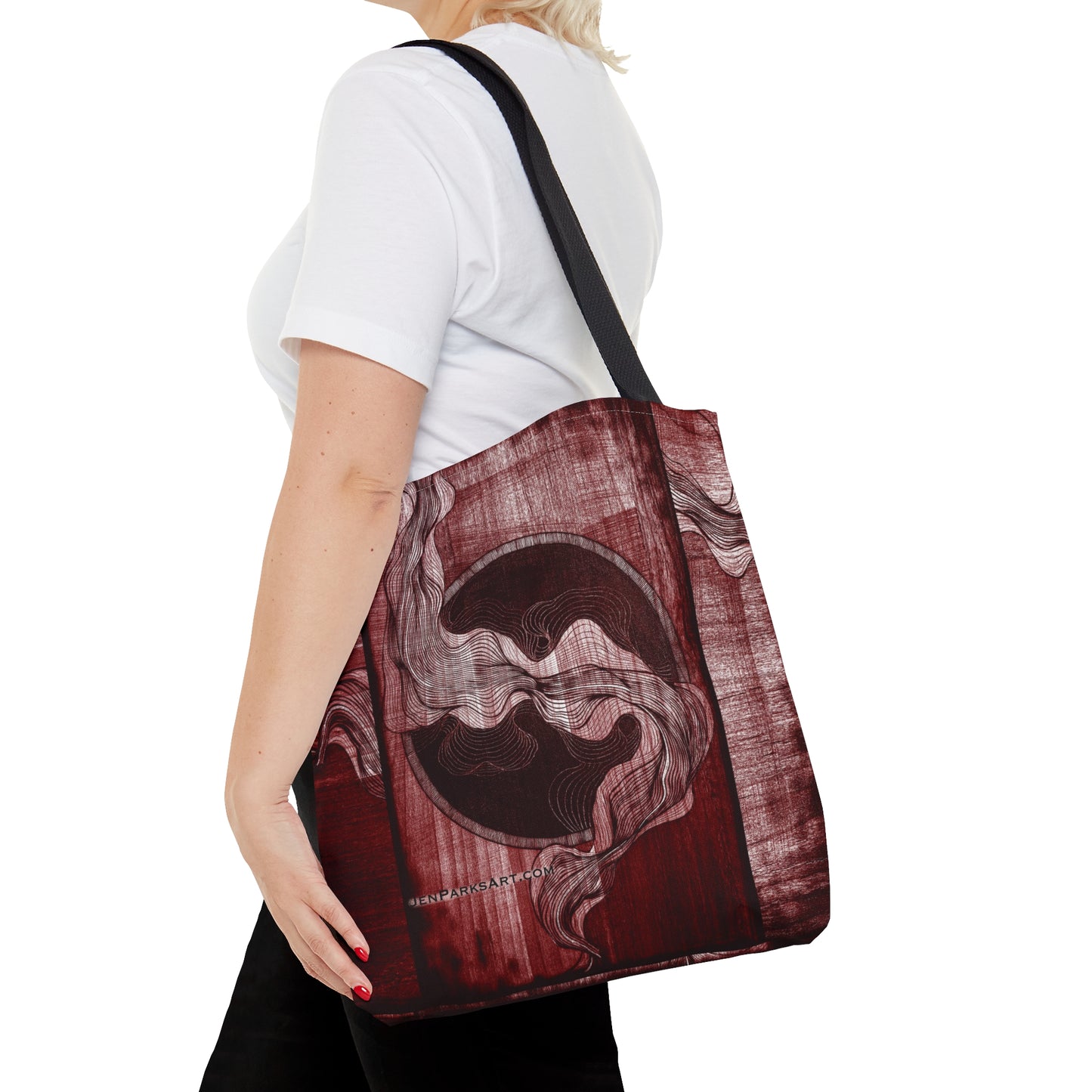 Art Tote Bag First Flow Red