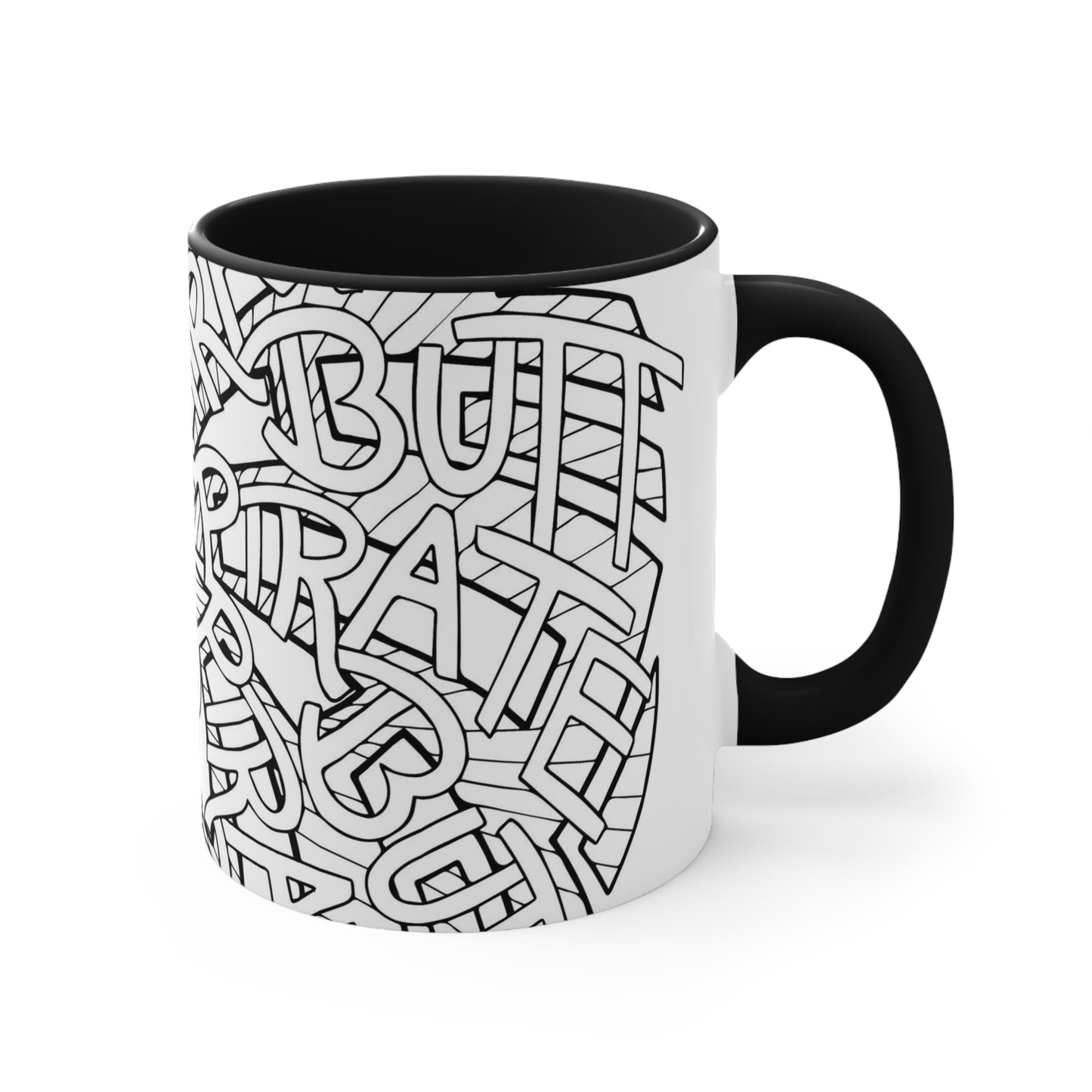 Mandala Mayhem Mug Butt Pirate