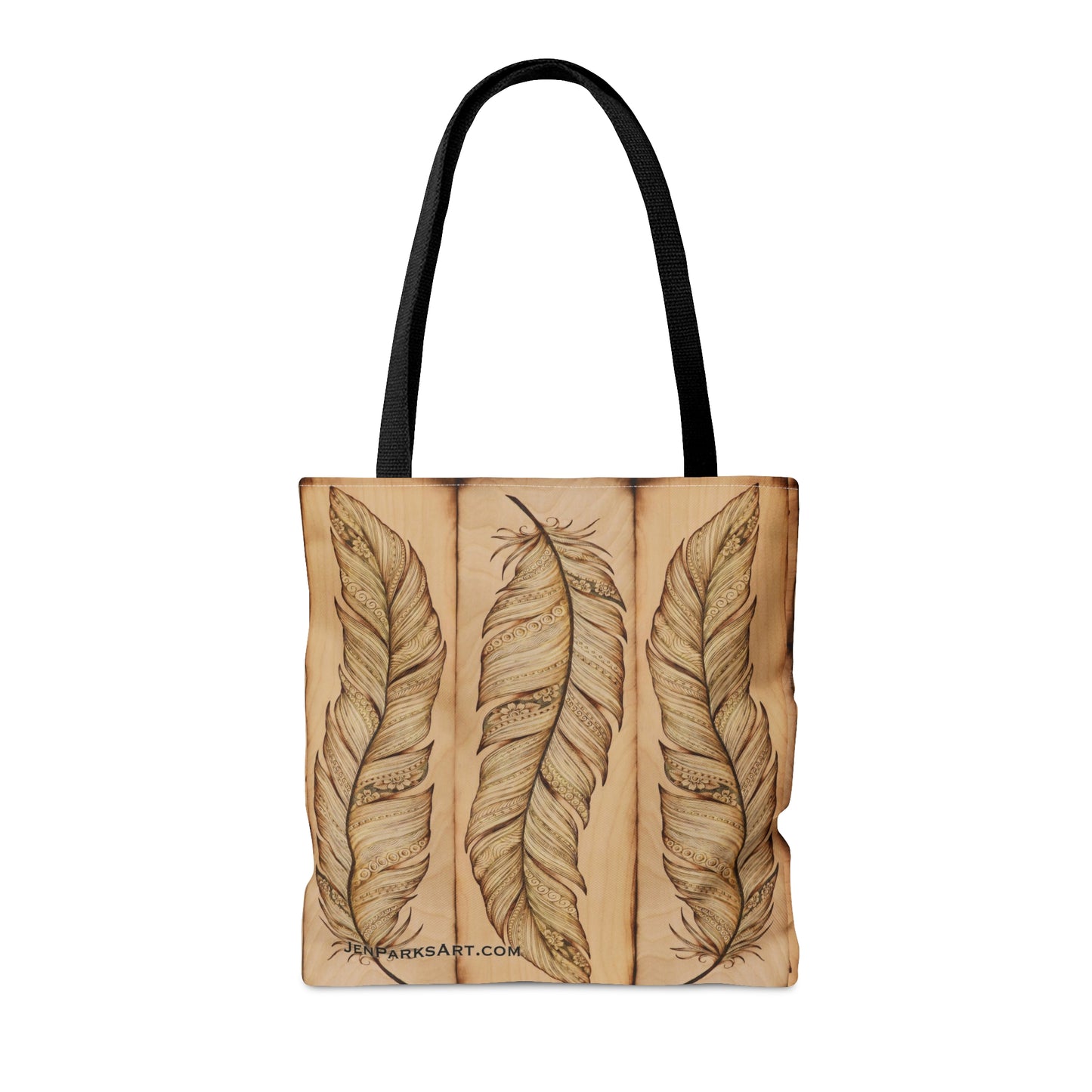 Art Tote Bag Golden Feather