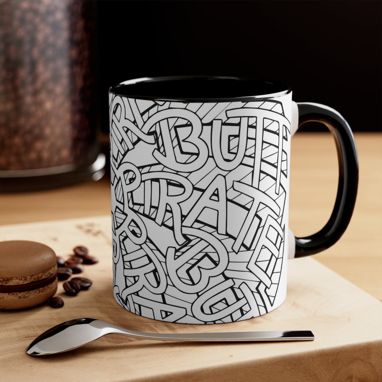 Mandala Mayhem Mug Butt Pirate