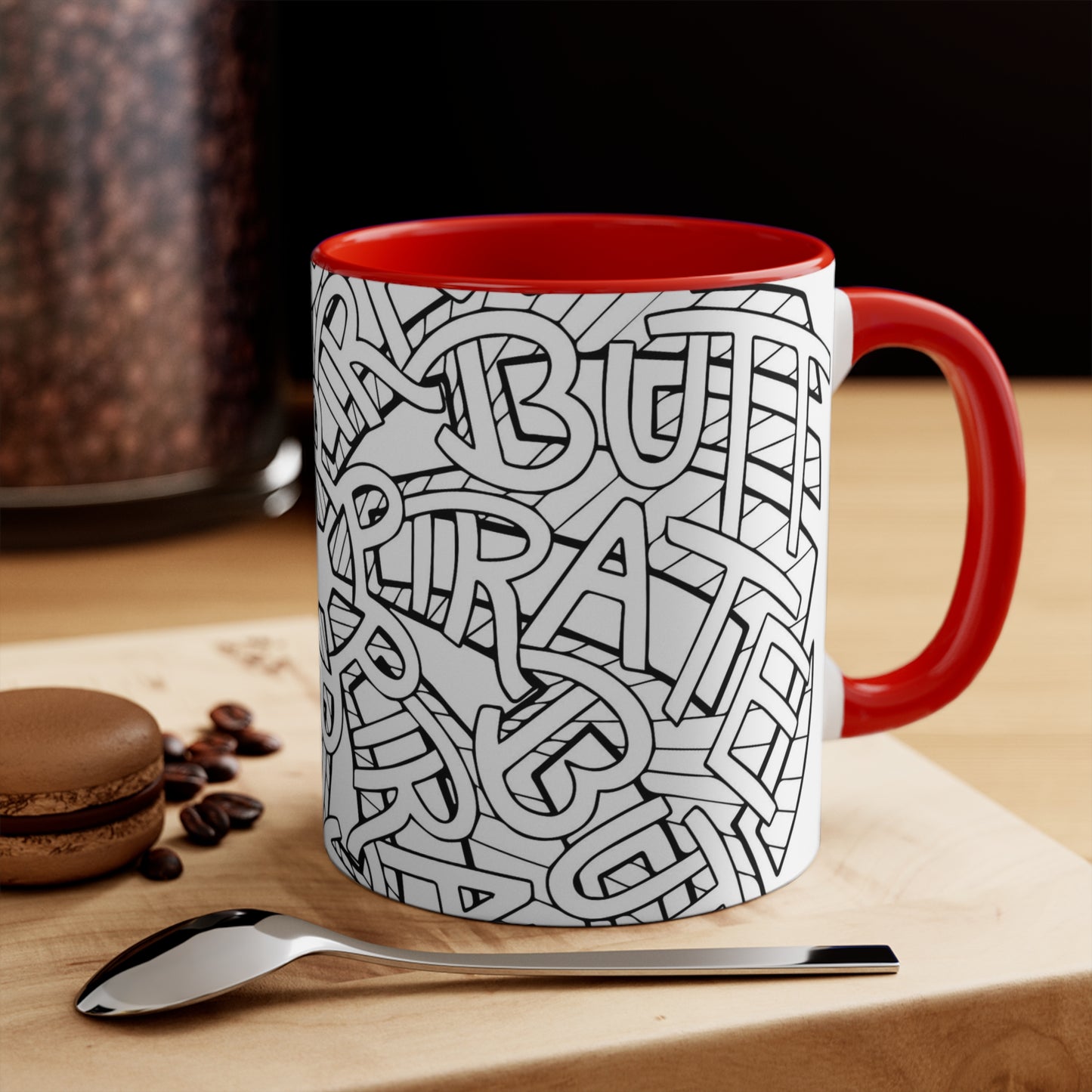 Mandala Mayhem Mug Butt Pirate