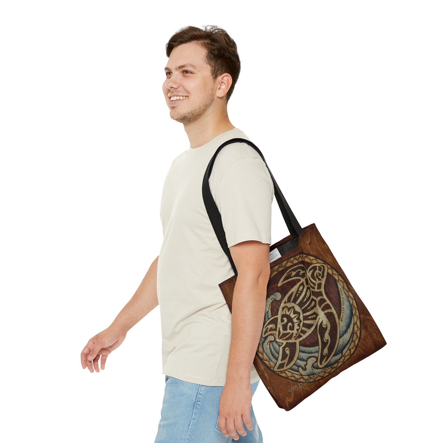 Art Tote Bag Forever Turtle