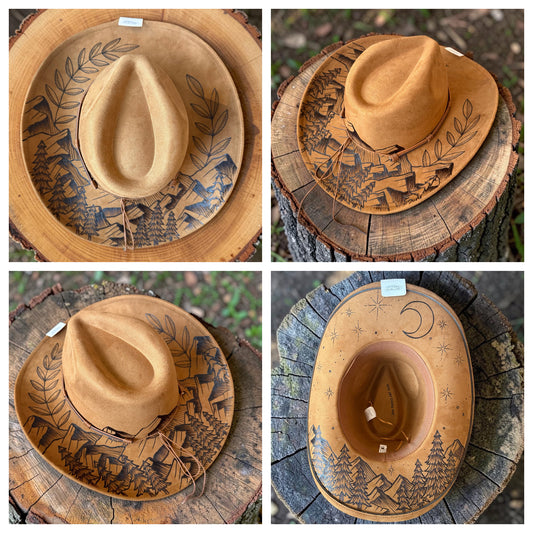 Wild & Wander Hand Burned With Original Design