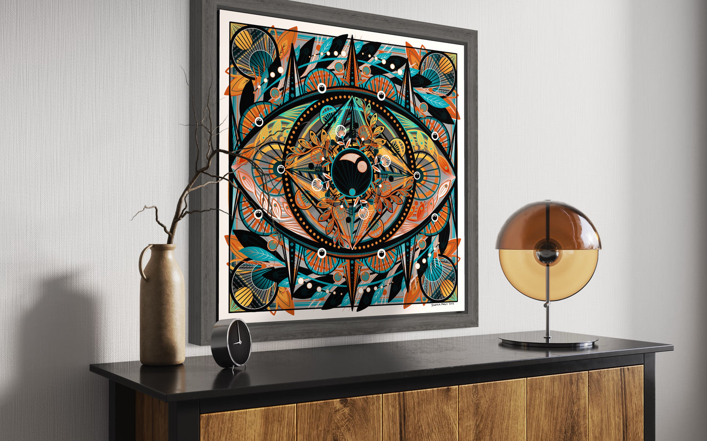 “Eye for detail” print of original artwork by Jennifer Parks