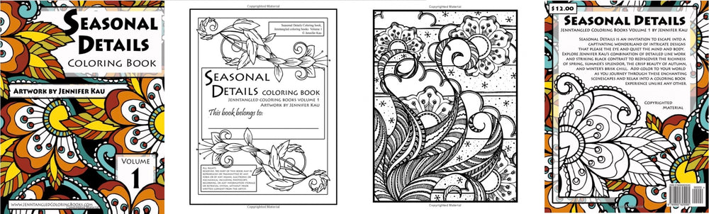 Jenntangled Coloring Books – Jen Parks Art