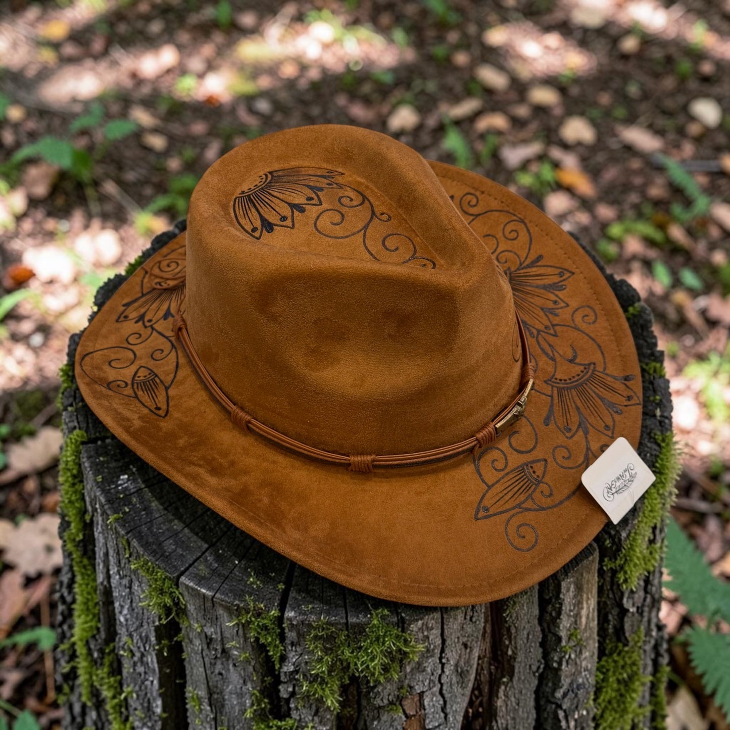 Carmel Abstract Flower Aussie Cowboy