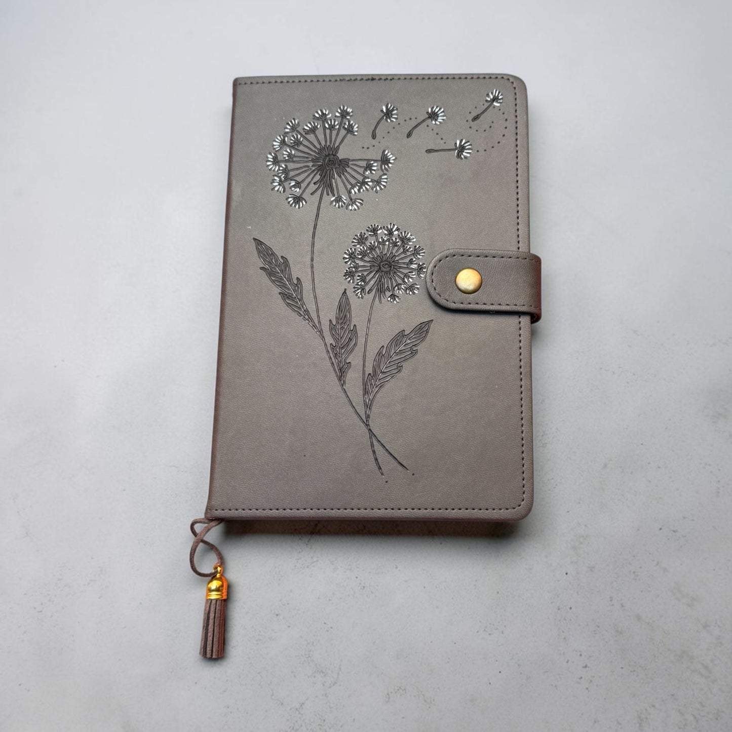 Grey burned flower